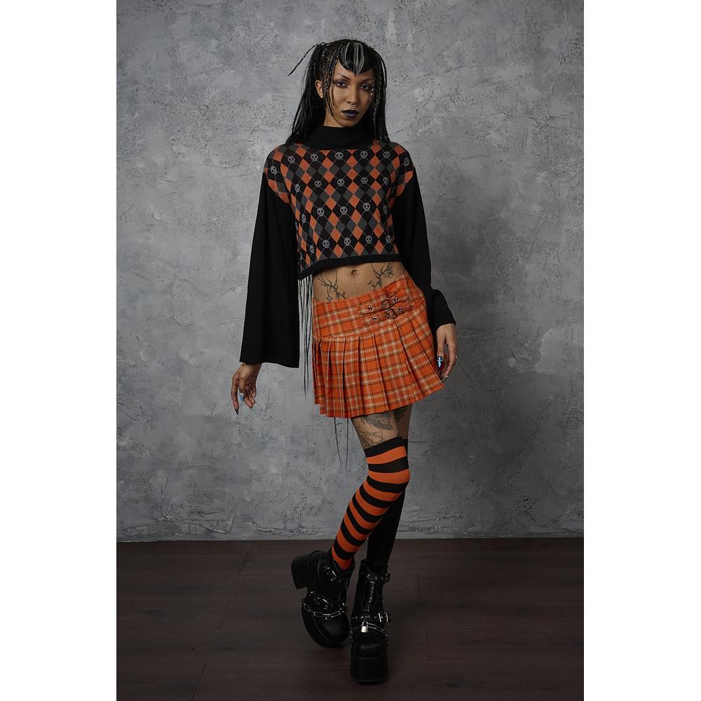 Banned - Orange Darkdoll Kurzer rock - Orange
